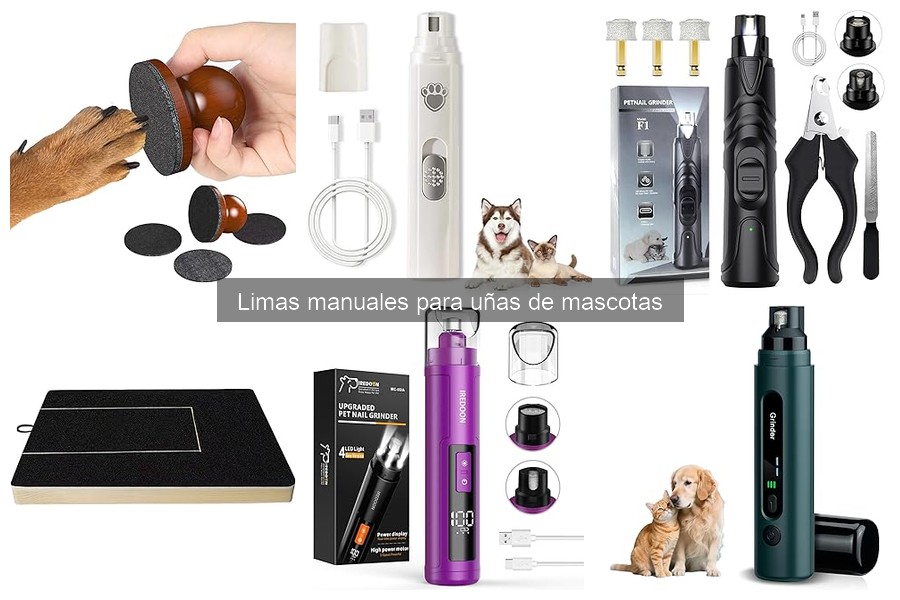 ¿Qué son las limas manuales para uñas de mascotas?