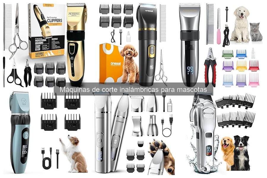 ¿Qué son las máquinas de corte inalámbricas para mascotas?