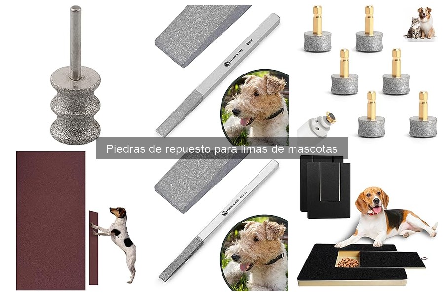 ¿Qué son las piedras de repuesto para limas de mascotas?