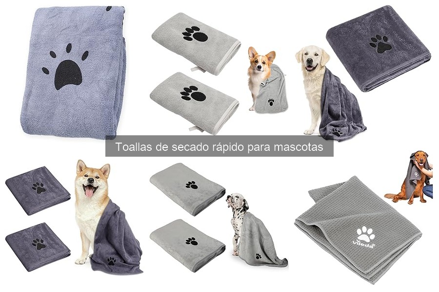 ¿Qué son las toallas de secado rápido para mascotas?
