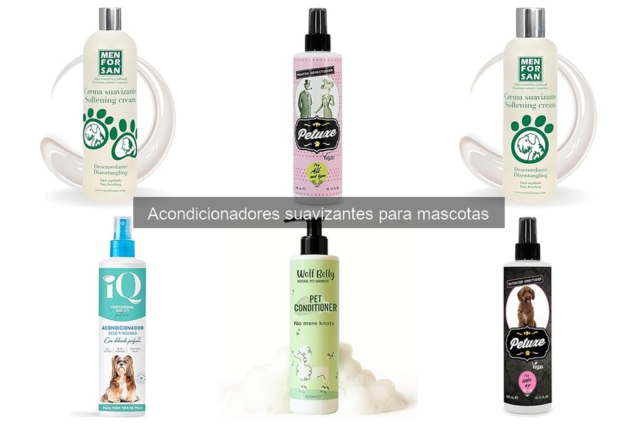 Qué son los acondicionadores suavizantes para mascotas