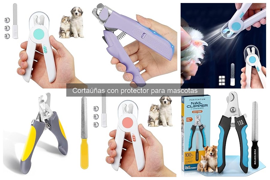 ¿Qué son los cortaúñas con protector para mascotas?