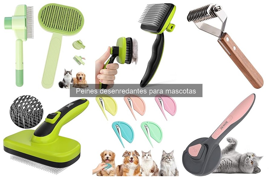 ¿Qué son los peines desenredantes para mascotas?