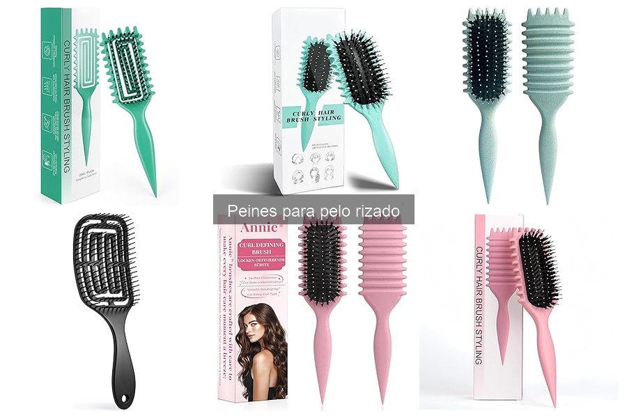 ¿Qué tamaño de peine es mejor para pelo rizado?