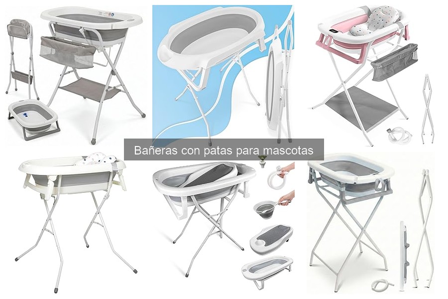Seguridad al usar bañeras con patas para mascotas