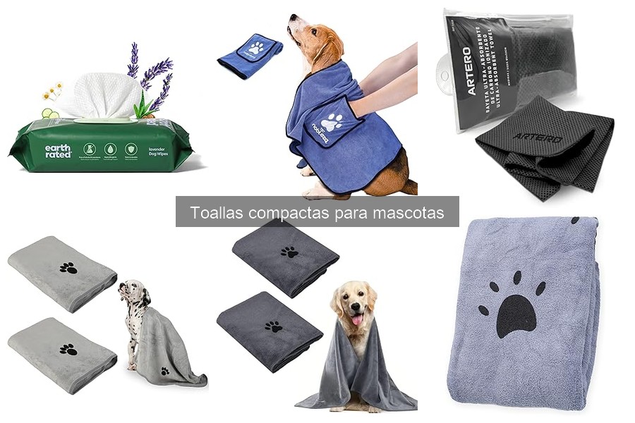 ¿Son biodegradables las toallas compactas para mascotas?