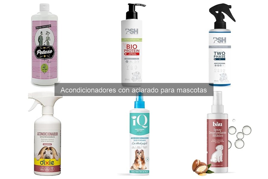 ¿Son necesarios los acondicionadores con aclarado para mascotas?