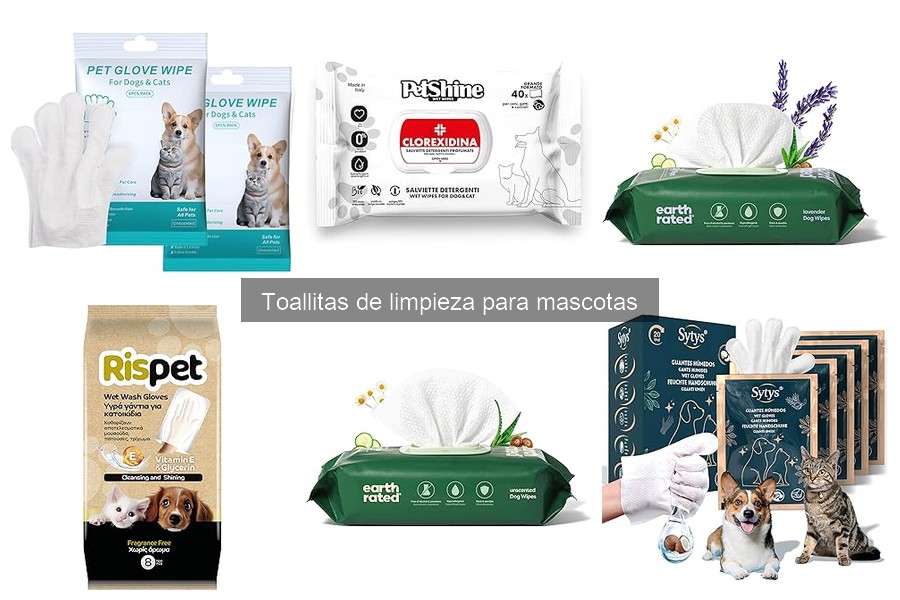 ¿Son seguras las toallitas de limpieza para mascotas?