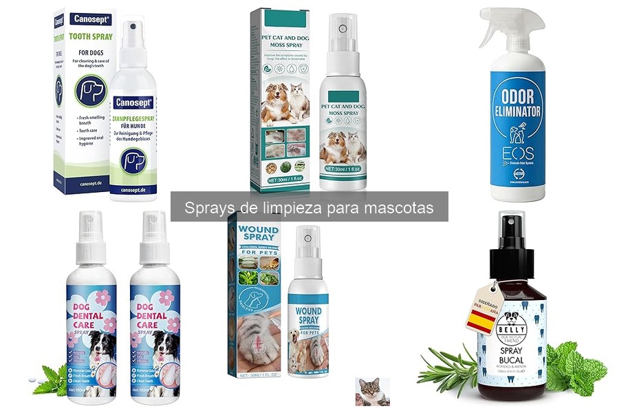 Sprays de limpieza para mascotas: ¿Qué son y cómo funcionan?