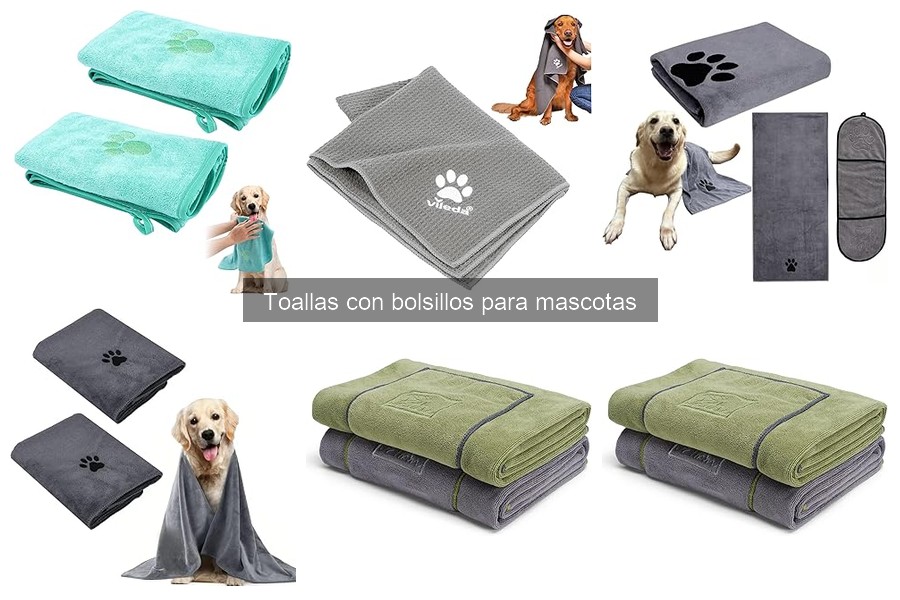 Testimonios reales de toallas con bolsillos para mascotas