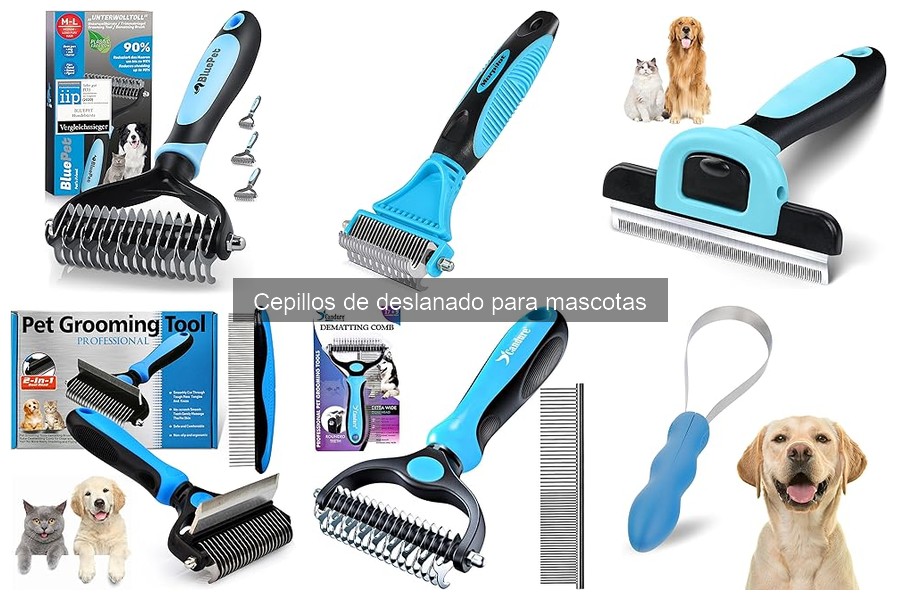 Tipos de cepillos de deslanado para mascotas: guía completa