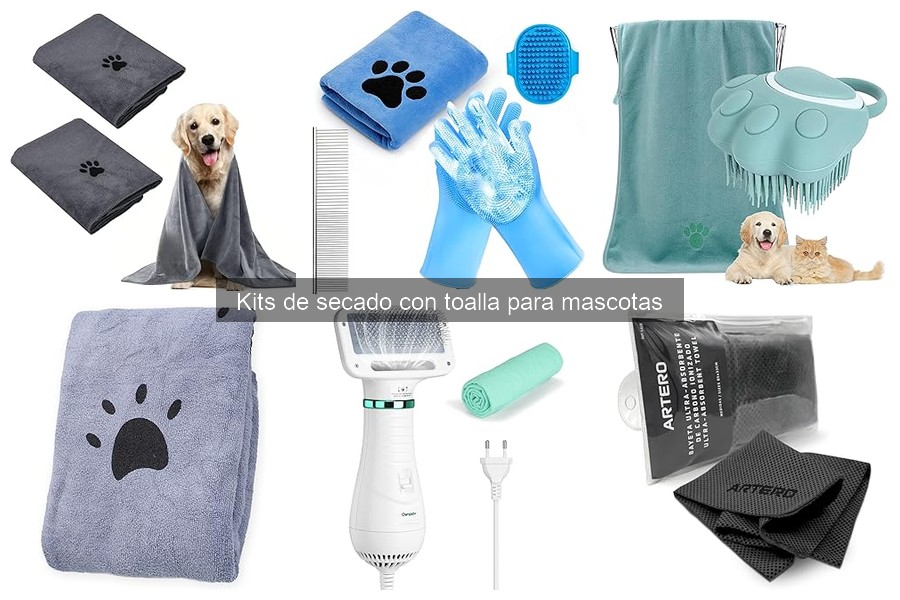 Tipos de kits de secado para perros y gatos: Guía completa