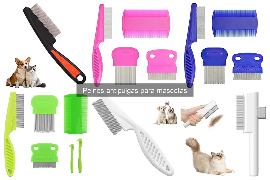 Tipos de peines antipulgas y sus características