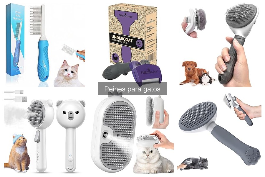 Tipos de peines para gatos: características y usos