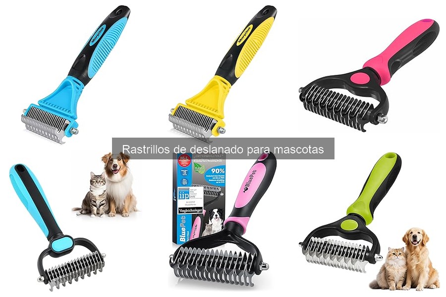 Tipos de rastrillos de deslanado para mascotas: guía completa