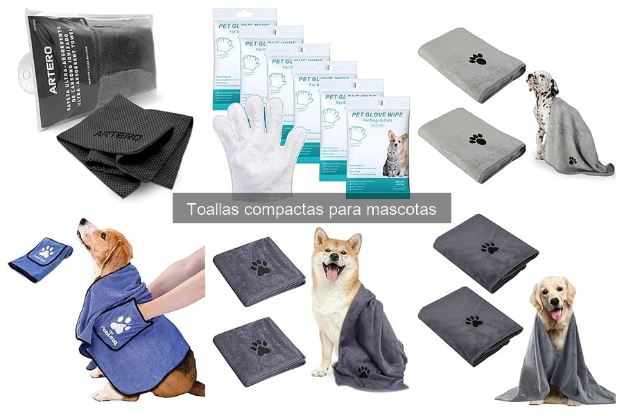 Toallas compactas: ¿Son adecuadas para perros grandes?