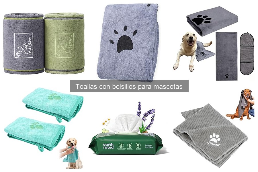 Toallas con Bolsillos para Mascotas: ¿Qué Son y Cómo Usarlas?