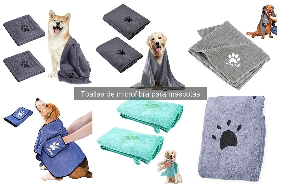 Toallas de microfibra para mascotas: beneficios y características