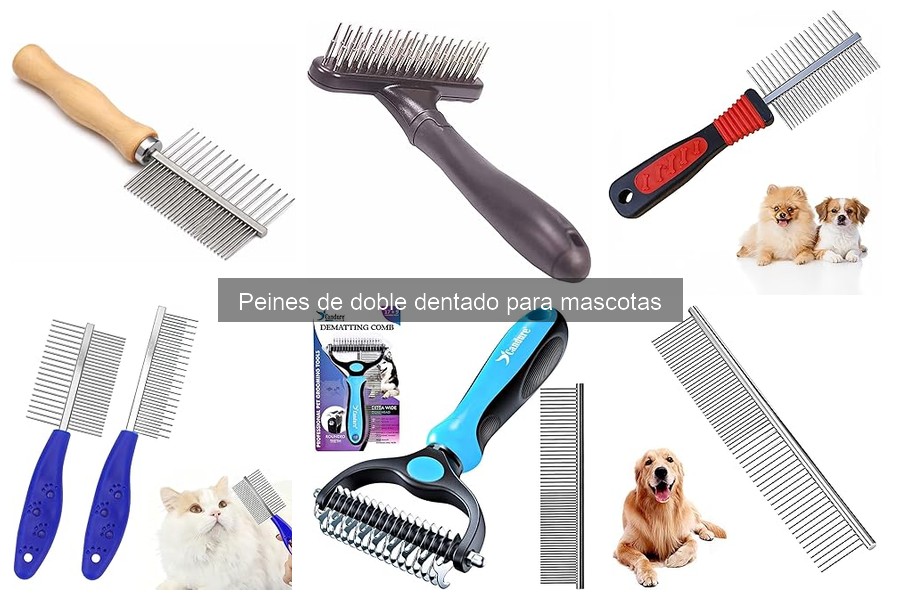 Todo sobre los peines de doble dentado para mascotas