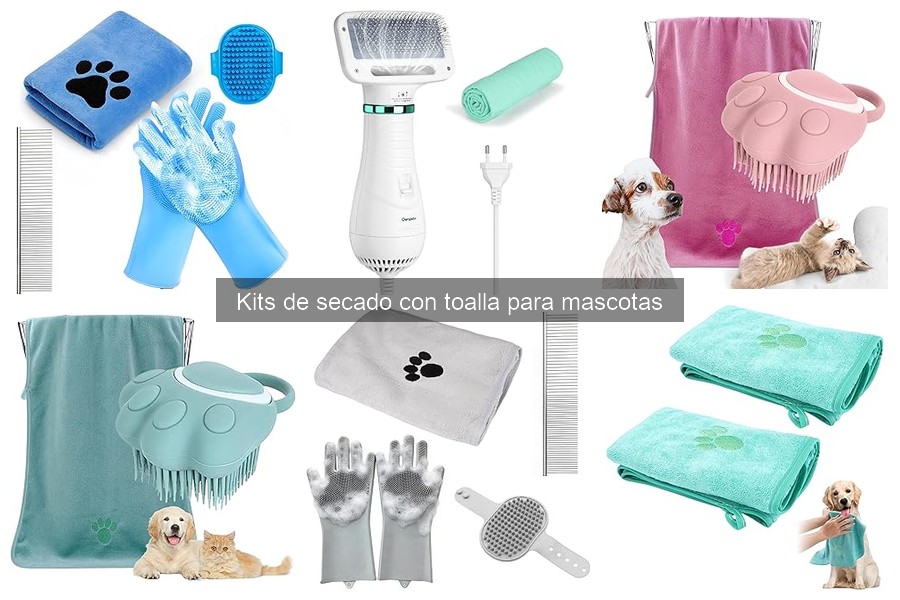 Uso Efectivo de un Kit de Secado con Toalla para Mascotas