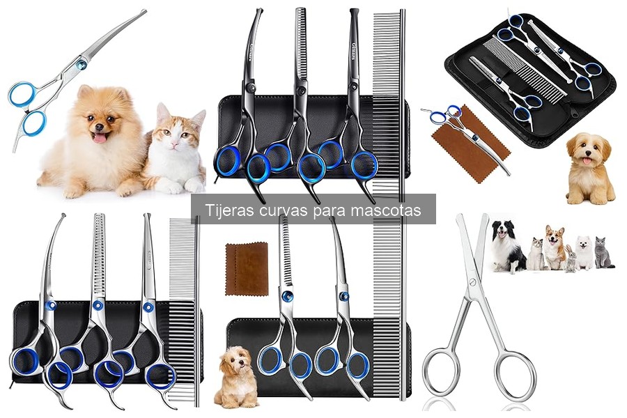 Ventajas de las tijeras curvas para grooming de mascotas
