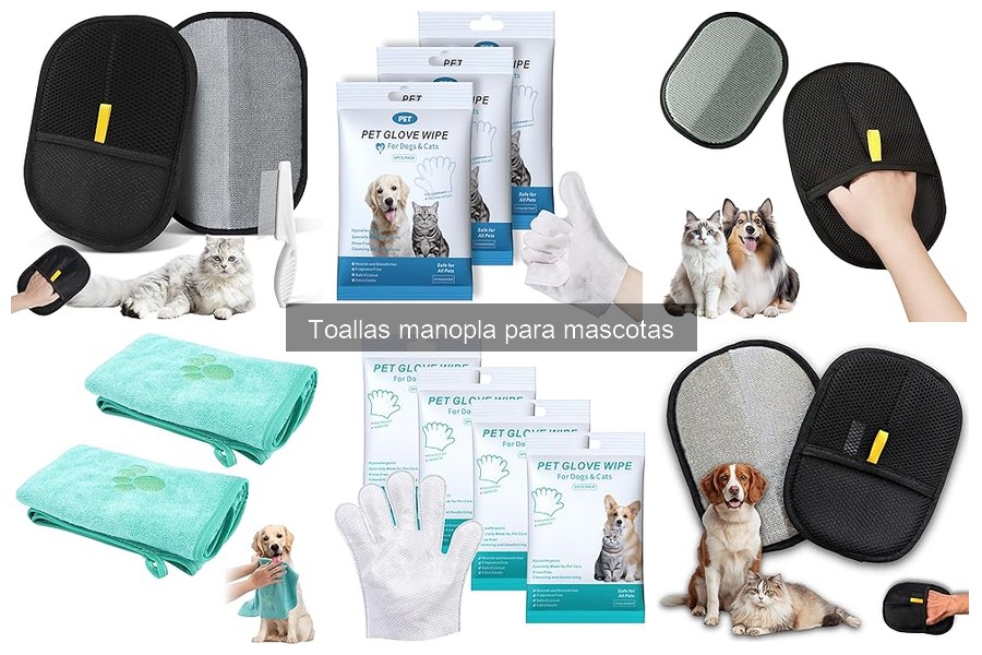 Ventajas de las toallas manopla para mascotas en el secado