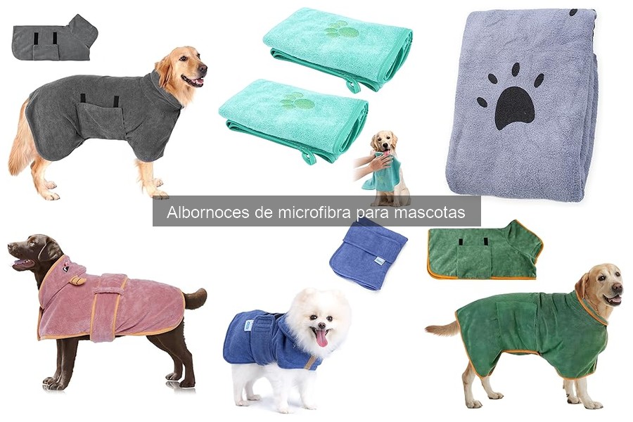 Ventajas de los albornoces de microfibra para perros y gatos