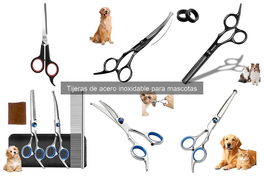 Ventajas de tijeras de acero inoxidable sobre plástico para mascotas