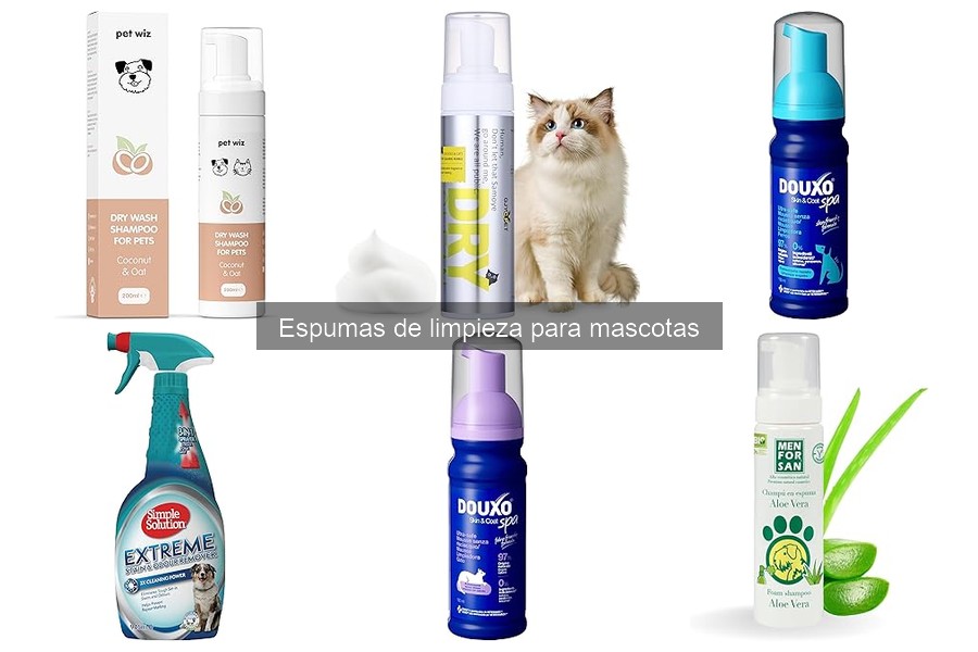 Ventajas de usar espumas de limpieza para mascotas