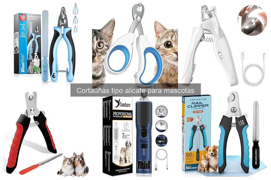 Ventajas y desventajas de cortaúñas tipo alicate para mascotas