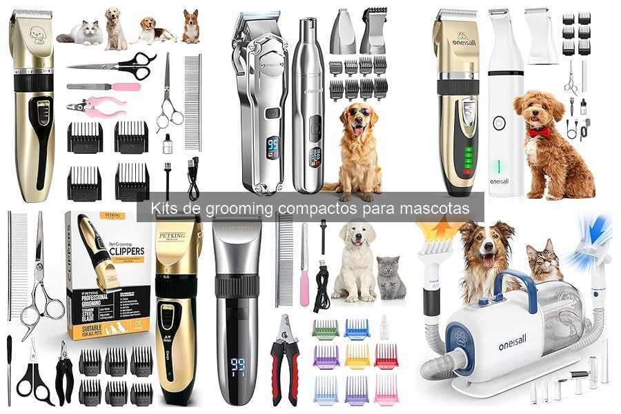 Ventajas y desventajas de kits de grooming compactos