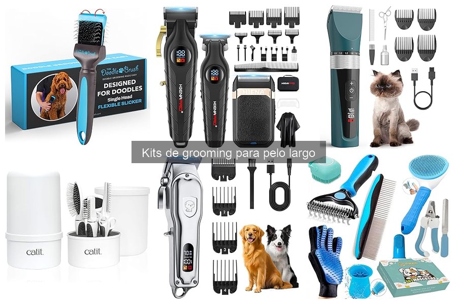 Ventajas y desventajas de kits de grooming para pelo largo