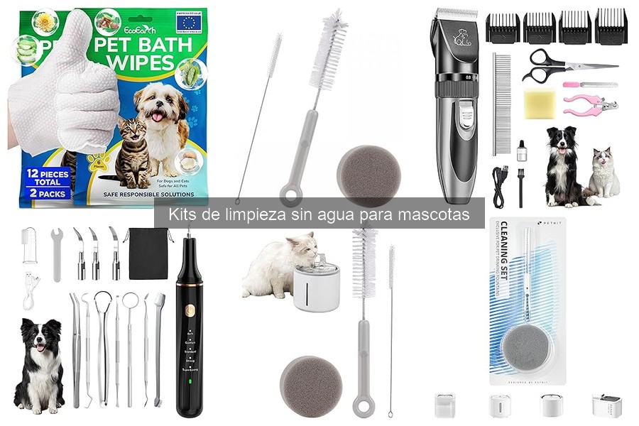 Ventajas y Desventajas de Kits de Limpieza Sin Agua para Mascotas