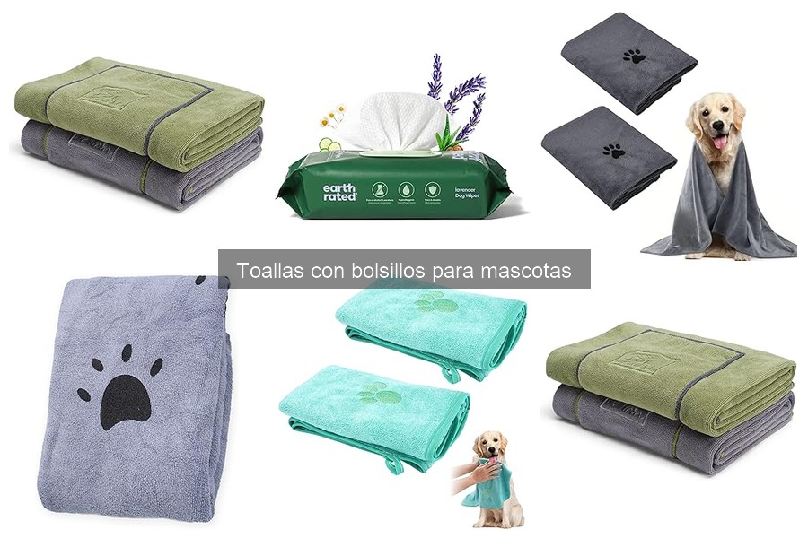 Ventajas y desventajas de las toallas con bolsillos para mascotas
