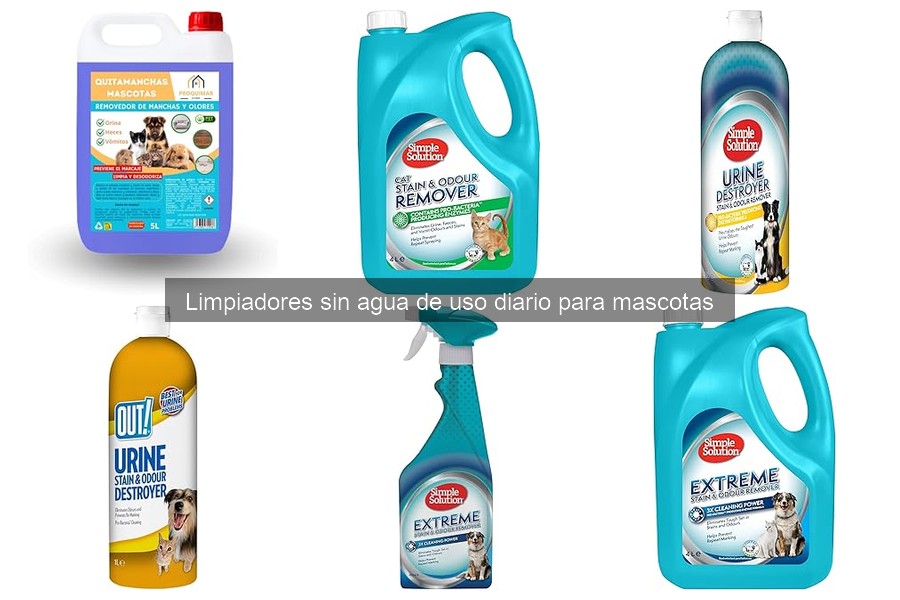 Ventajas y desventajas de los limpiadores sin agua para mascotas