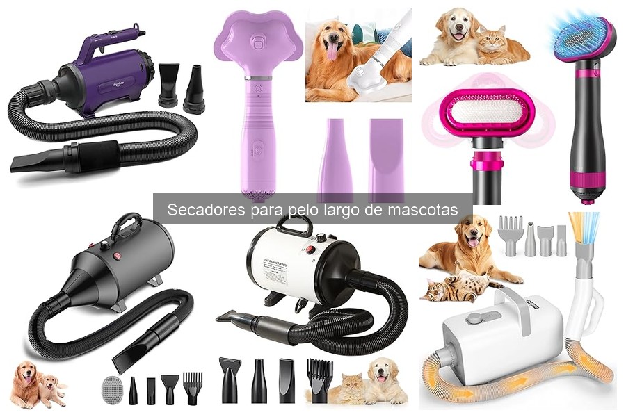 Ventajas y desventajas de secadores para pelo largo de mascotas
